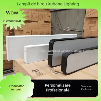 LED bandă liniară – lampă suspendată pentru birou, ultra-luminantă pentru saloane de coafură, săli de clasă comerciale și studiouri de streaming