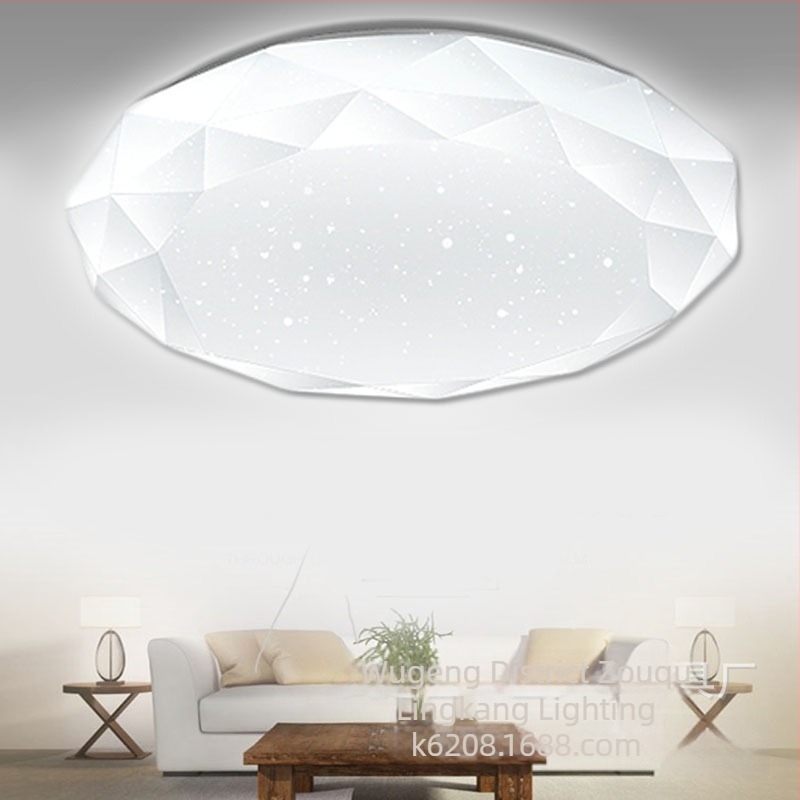 Lumină LED de plafon rotundă, stil minimalist modern, pentru dormitor și sufragerie