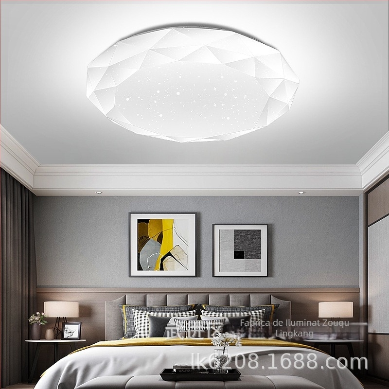 Lumină LED de plafon rotundă, stil minimalist modern, pentru dormitor și sufragerie