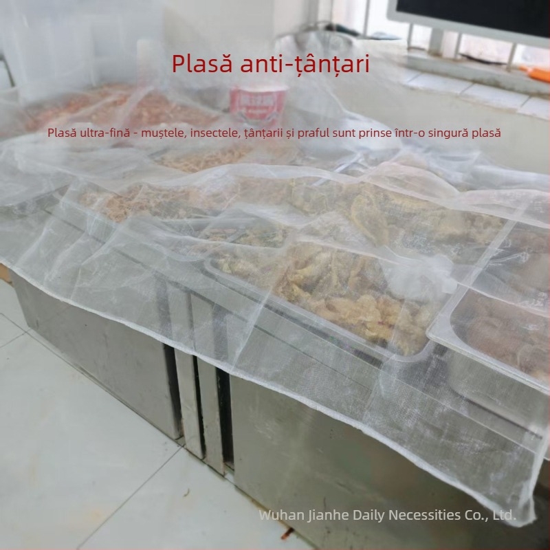 Țesătură din plasă pentru acoperirea farfuriilor, bucătărie, plasă antipraf și anti țânțari pentru alimente, potrivită pentru gătit în sos și uscare
