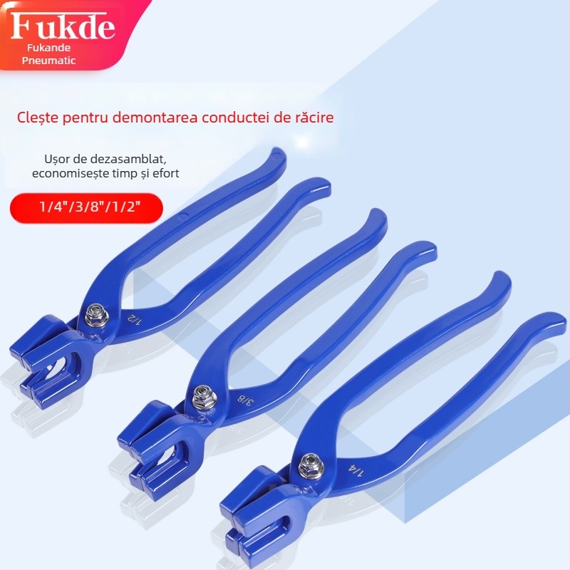 Clește specializat pentru demontarea conductelor de răcire ale utilajelor, cheie universală flexibilă pentru asamblarea conductelor, clește de demontare a duzei conductei de ulei