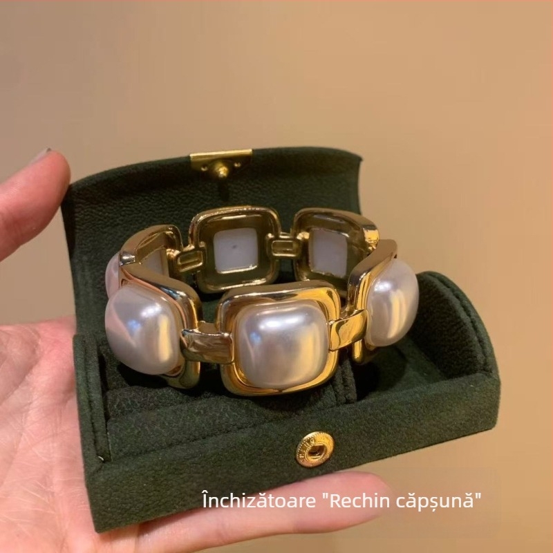 Brățară largă pentru femei, cu stele geometrice și cristale, stil retro, bijuterii elegante