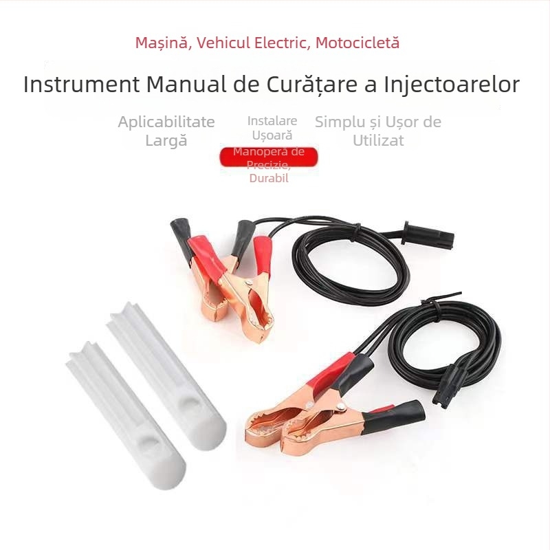 Unealtă manuală pentru curățarea duzei de injecție și a sistemului de alimentare cu agent de curățare