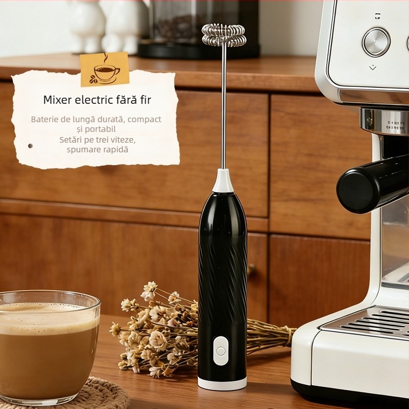Mixer electric pentru ouă cu trei trepte, spumator de lapte pentru cafea, mixer de uz casnic