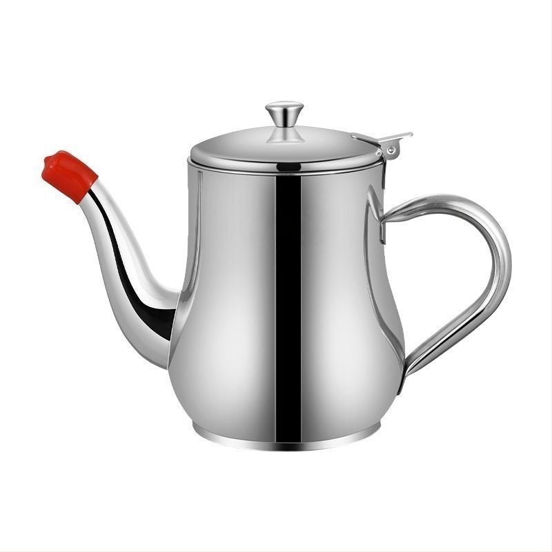Recipient din oțel inoxidabil cu filtru pentru ulei, fără scurgeri, pentru ulei și oțet, bucătărie, de calitate alimentară