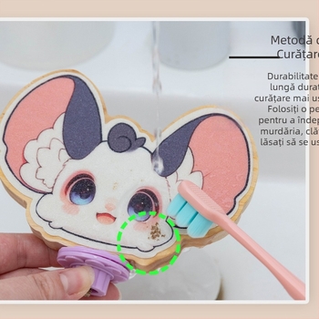 Qiyigong Jucărie pentru șlefuirea unghiilor Sugar Glider, cu stâlp colorat pentru sprijin și platformă de cățărare