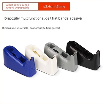 Tăietor de bandă transparent cu bază pentru ambalare