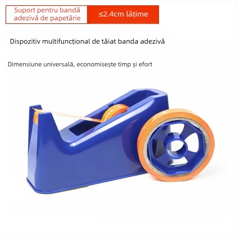 Tăietor de bandă transparent cu bază pentru ambalare