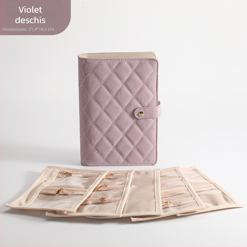 Cutie de bijuterii de lux și organizator pentru lanțuri, brățări, cercei, inele, mărgele de cristal și accesorii pentru păr