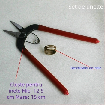 Set de clește pentru deschiderea inelelor, unelte pentru bijuterii