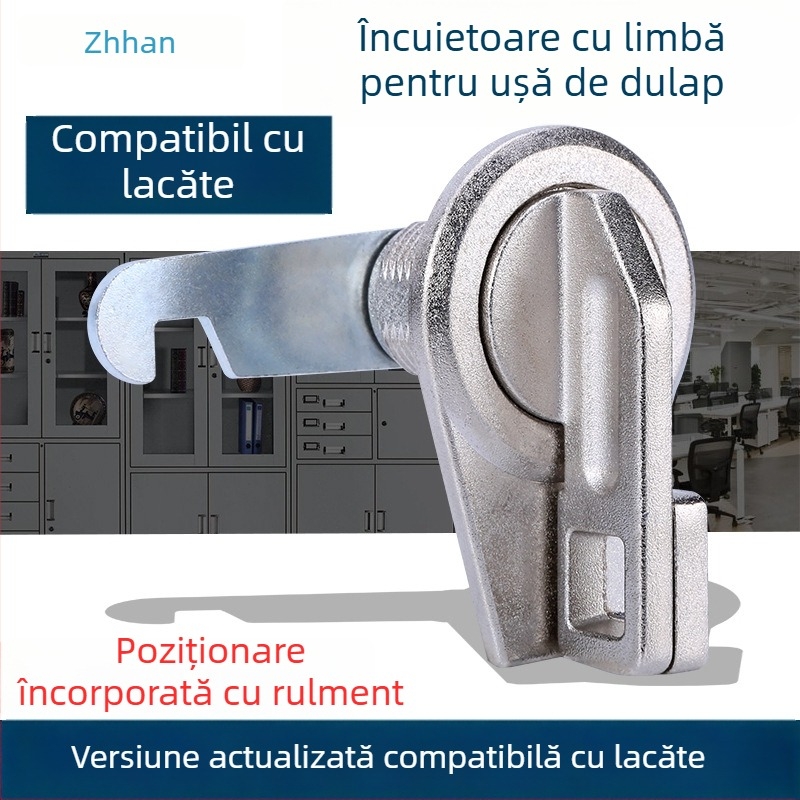 Zhan Han WT-744 Lacăt pentru ușile de garderobă – Lacăt mecanic pentru dulapuri din lemn și aluminiu