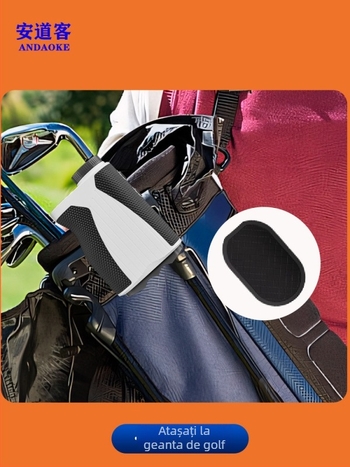 Accesoriu pentru rangefinder golf: clips magnetic pentru curea și clips metalic pentru catarama geantii de golf