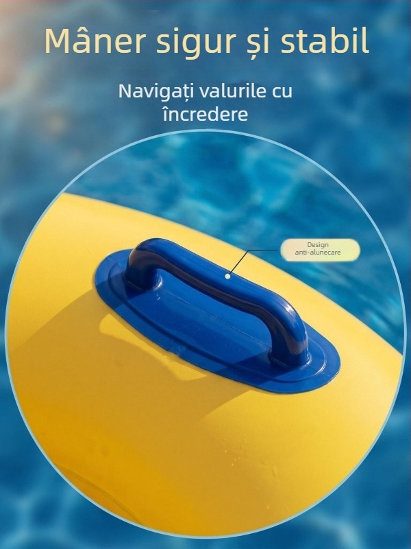 Inel de înot gonflabil pentru adulți, PVC gros, pentru două persoane, formă de 8