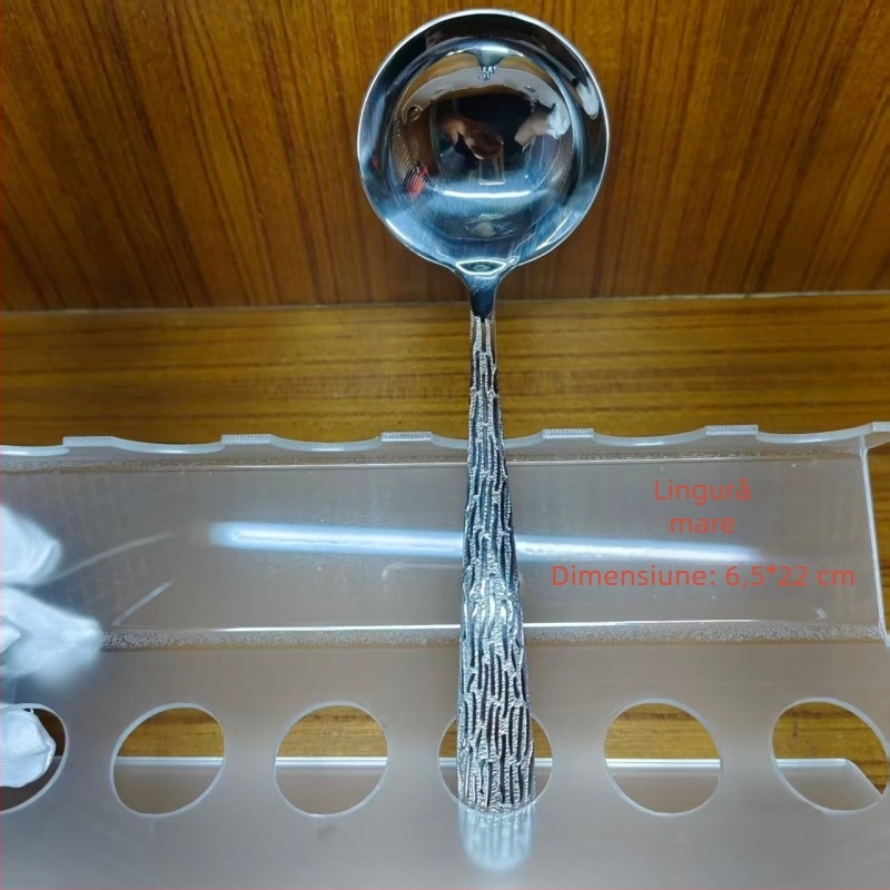 Linguri din oțel inoxidabil în stil coreean pentru copii și adulți, ustensile de bucătărie elegante pentru masă, stil occidental, set de 7 bucăți