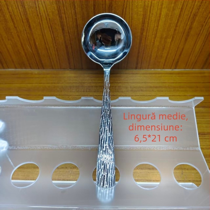 Linguri din oțel inoxidabil în stil coreean pentru copii și adulți, ustensile de bucătărie elegante pentru masă, stil occidental, set de 7 bucăți