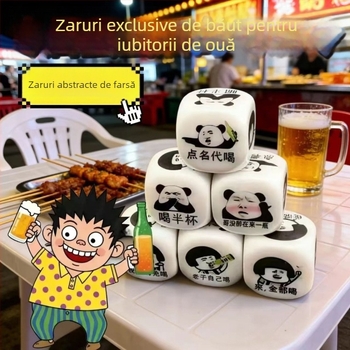 Zaruri cu emoji pentru joc de băut – fețe amuzante pentru pahar de vin
