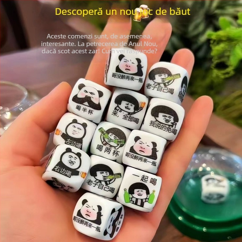 Zaruri cu emoji pentru joc de băut – fețe amuzante pentru pahar de vin