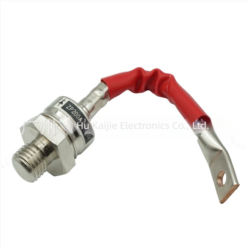 Diodă redresoare spirala înainte-înapoi ZP200A1600V, siliciu, înaltă putere, șurub 20 mm, 2CZ