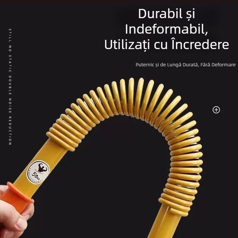 Bară de forță cu arc auriu pentru brațe, pentru bărbați și femei, echipament de fitness pentru casă, antrenament profesional pentru mușchii pieptului, extindere a pieptului 60 kg