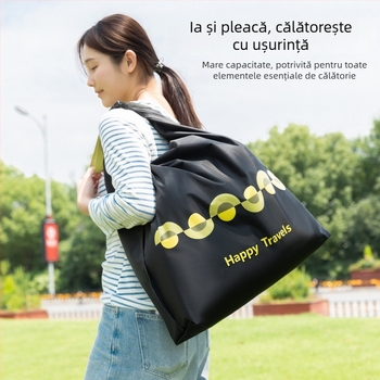 Geantă de călătorie cu capacitate mare, compresie prin vid fără pompă, pliabilă și ușoară
