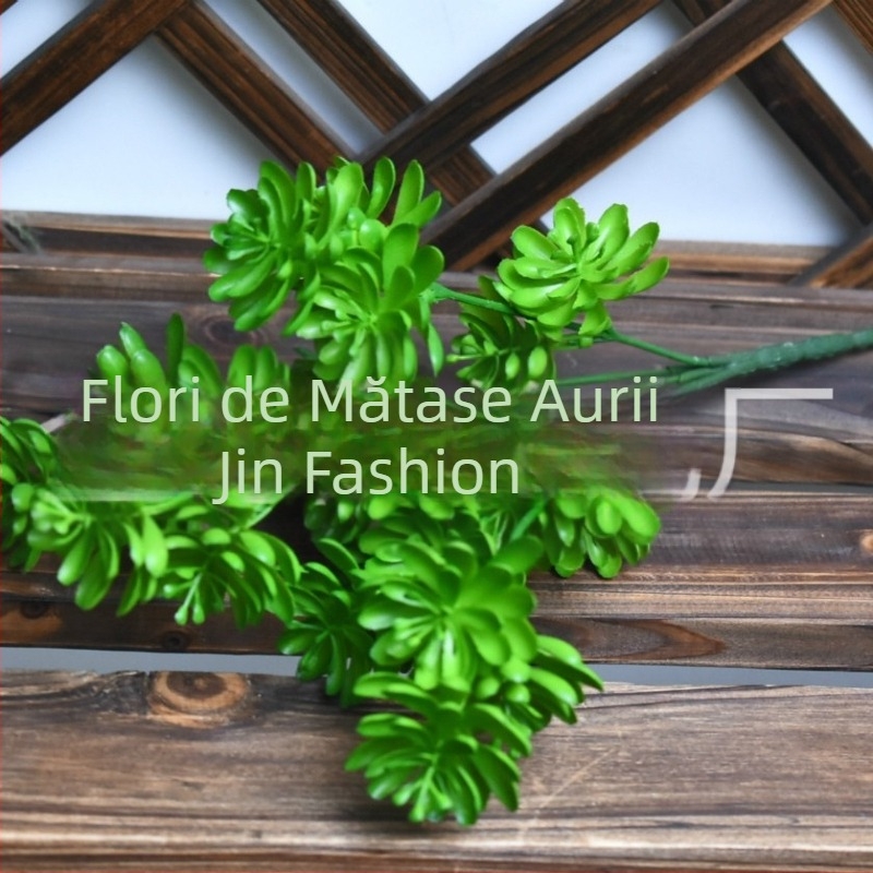 Plantă suculentă artificială în ghiveci, lotus gem, plante verzi de perete acvatice, accesorii pentru decorul floral de nuntă