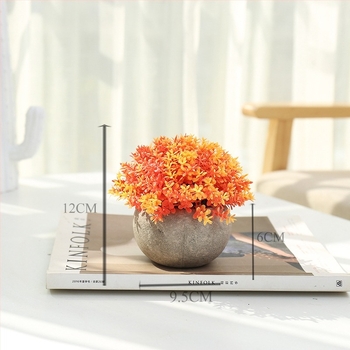 Plantă artificială în ghiveci, flori din plastic pentru decor, nunți și ședințe foto