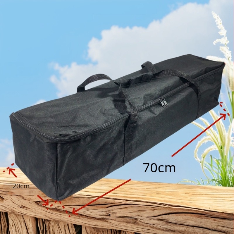 Geantă de depozitare pentru echipament de pescuit 70/80 cm, strat unic, capacitate mare pentru lansete, camping în aer liber