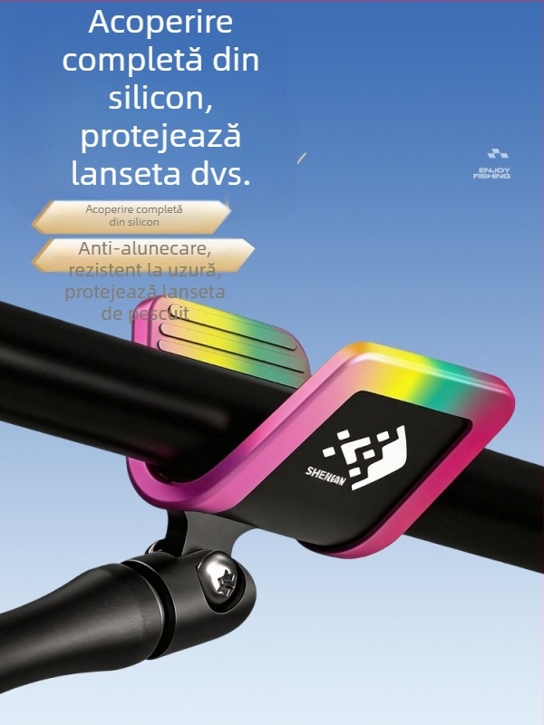 Manșon protector din silicon pentru capul cu revenire automată — pernă antiderapantă și suport durabil pentru suportul de undiță