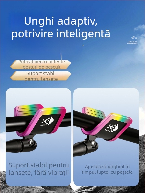 Manșon protector din silicon pentru capul cu revenire automată — pernă antiderapantă și suport durabil pentru suportul de undiță