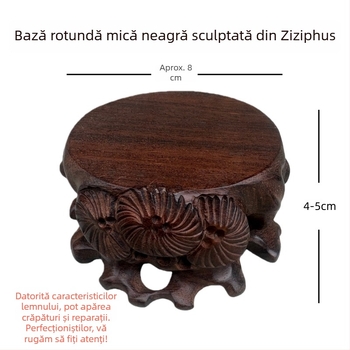 Bază de expunere din lemn pentru sculpturi în lemn, jad, seturi de ceai, bonsai și ghivece