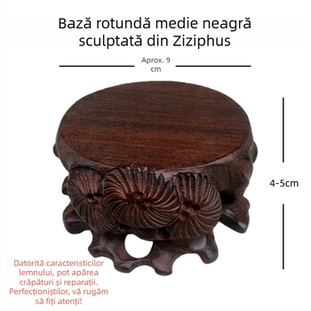 Bază de expunere din lemn pentru sculpturi în lemn, jad, seturi de ceai, bonsai și ghivece