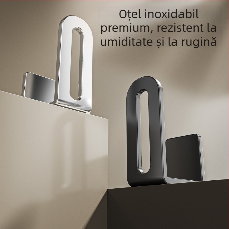 Suport din oțel inoxidabil pentru capace de oale, fără găuri, model nou, organizator de bucătărie pentru tocătoare