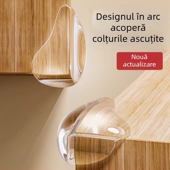 Protector de colț pentru masă – protecție împotriva loviturilor la colțul drept, protecția marginii, potrivit pentru hotă și ferestre