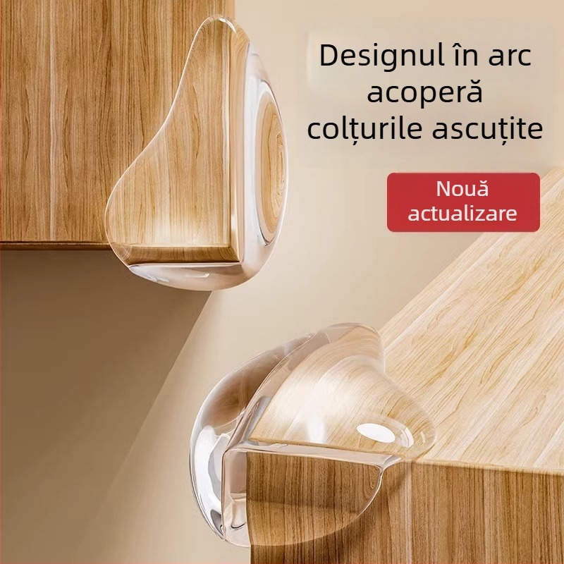 Protector de colț pentru masă – protecție împotriva loviturilor la colțul drept, protecția marginii, potrivit pentru hotă și ferestre