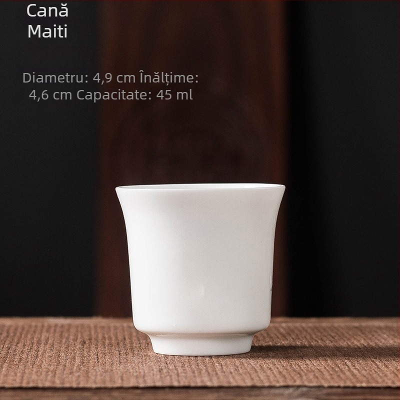 Ceașcă de ceai din ceramică Kung Fu, mică ceașcă de degustare a ceaiului, stil minimalist