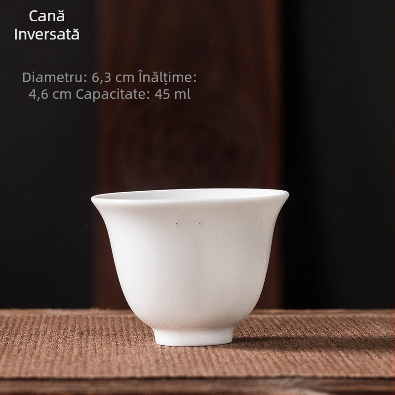 Ceașcă de ceai din ceramică Kung Fu, mică ceașcă de degustare a ceaiului, stil minimalist