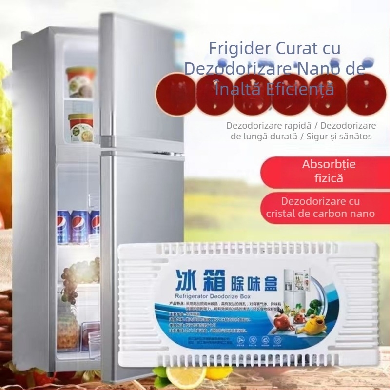 Deodorizant pentru frigider cu cărbune activ pentru eliminarea mirosurilor și purificarea aerului