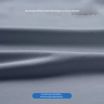 Set sportiv masculin de vară pentru alergare: tricou cu mânecă lungă, uscare rapidă, protecție UV pentru antrenament