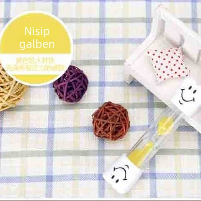 Clepsidră decorativă cu zâmbet, 3 minute pentru spălarea dinților copiilor, decor pentru grădiniță