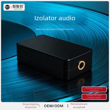 Izolator audio de 3,5 mm cu împământare comună, filtr de zgomot audio, eliminator de zgomot de curent, izolator audio AUX