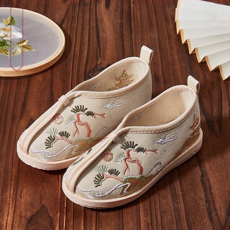 Pantofi din pânză Dengyun pentru băieți – toamnă, broderie jacquard, stil Beijing vechi, pantofi casual din pânză