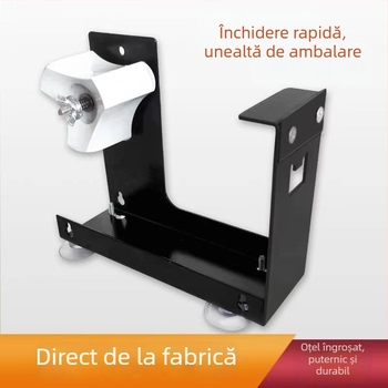 Tăietor de bandă de birou lat pentru bandă transparentă de 3–8 cm, dispenser și aparat de sigilat colete