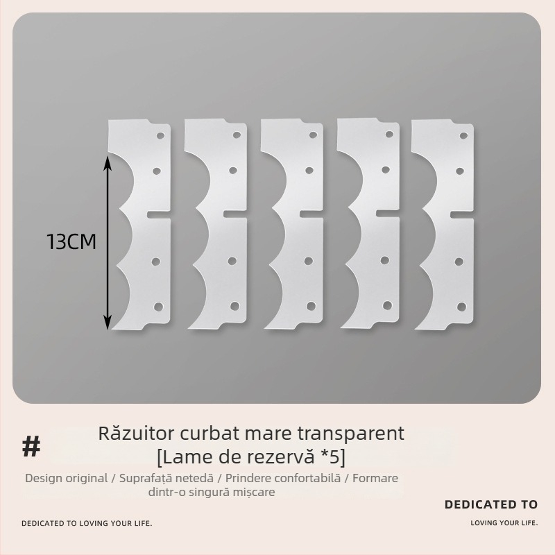 Cakoo spatulă moale pentru cremă, pentru prăjituri în straturi, instrument transparent de decorare pentru cofetărie casnică și profesionistă