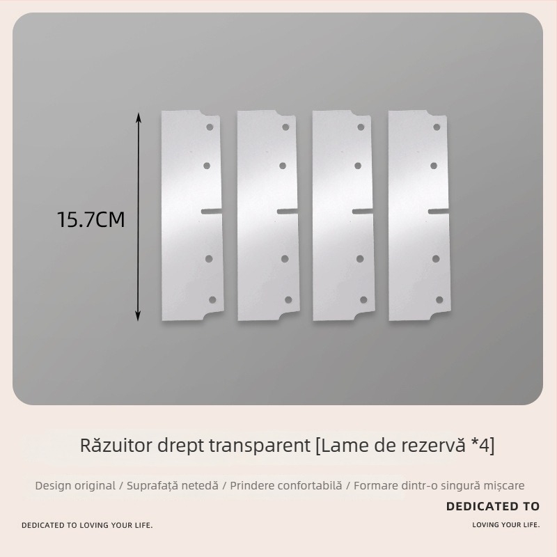 Cakoo spatulă moale pentru cremă, pentru prăjituri în straturi, instrument transparent de decorare pentru cofetărie casnică și profesionistă