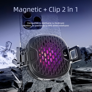 Răcitor magnetic semiconductor pentru telefon, cu răcire prin apă și clemă pe spate pentru overclocking