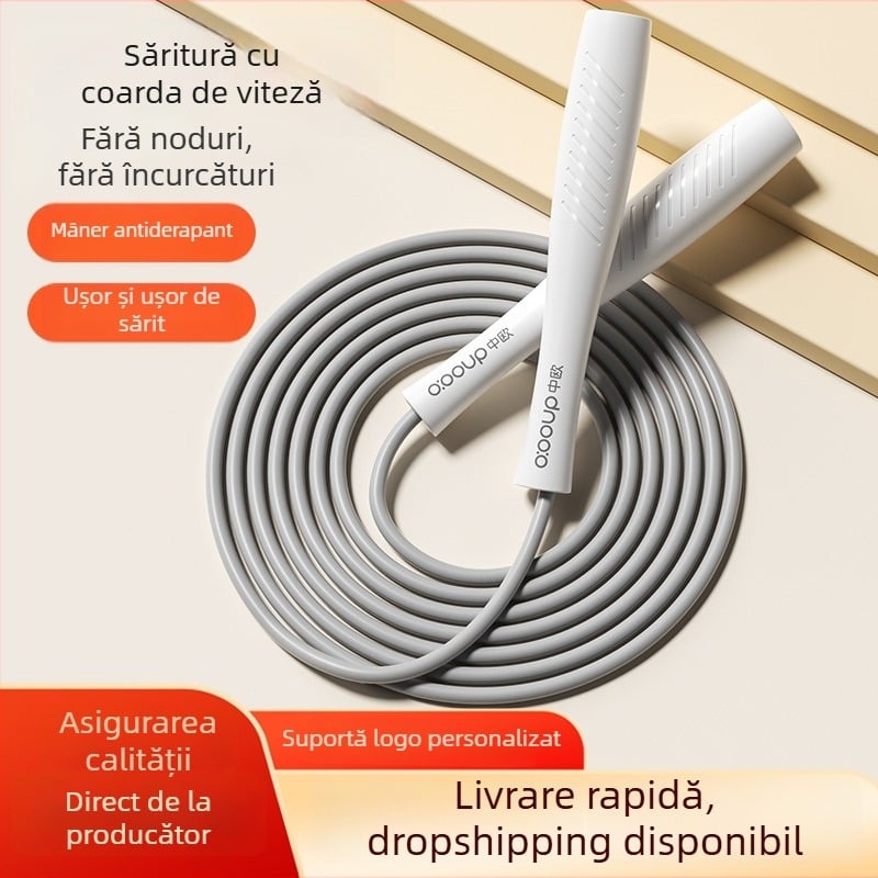 Coardă de sărit rapidă profesională pentru fitness și slăbire, potrivită pentru copii și adulți, bărbați și femei, pentru teste fizice