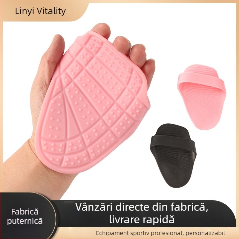 Protecții din silicon pentru palme, pentru mănuși de fitness și ridicare de greutăți, anti-bășici, antiderapante, antrenament cu bară