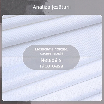Îmbrăcăminte Tai Chi unisex, stil nou 2026, țesătură milk silk și ice silk mesh, echipament de practică Tai Chi, vară, mâneci scurte, ușor.