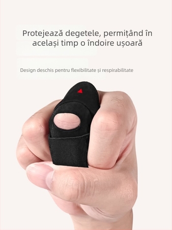 Protecție pentru degete de baschet în aer liber, cu suport pentru articulații, protecție rezistentă la uz pentru prevenirea bătăturilor