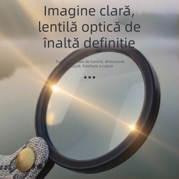 Lupa de mărire pliabilă, 10x, 70 mm, pentru citire la persoane în vârstă, cu lanț și șnur (1072)